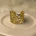 Veins Stainless steel Cuff