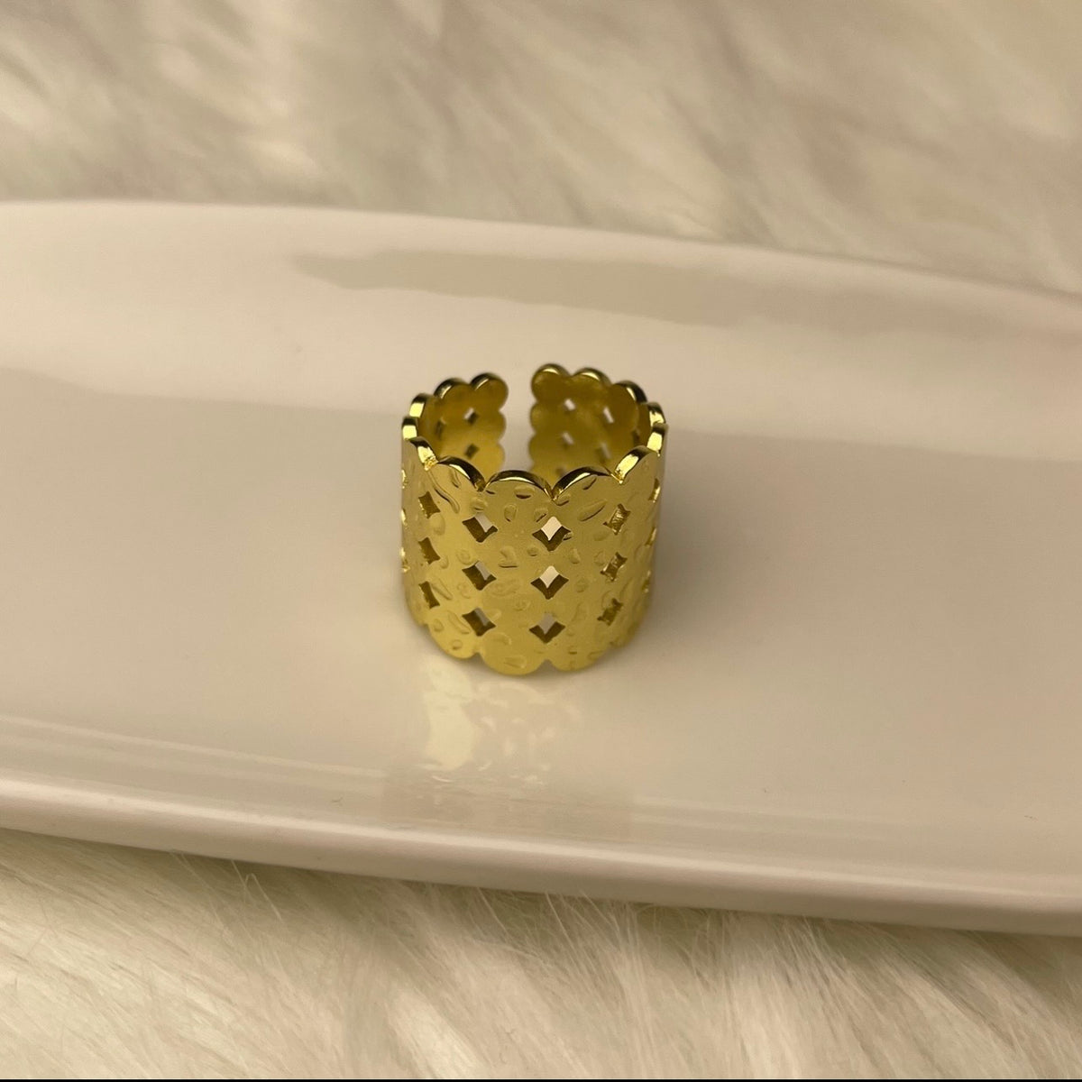 Bulky Stainless Steel Ring