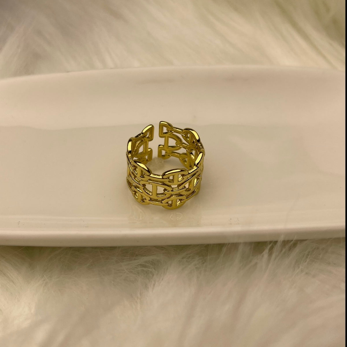 Lace Stainless steel Ring