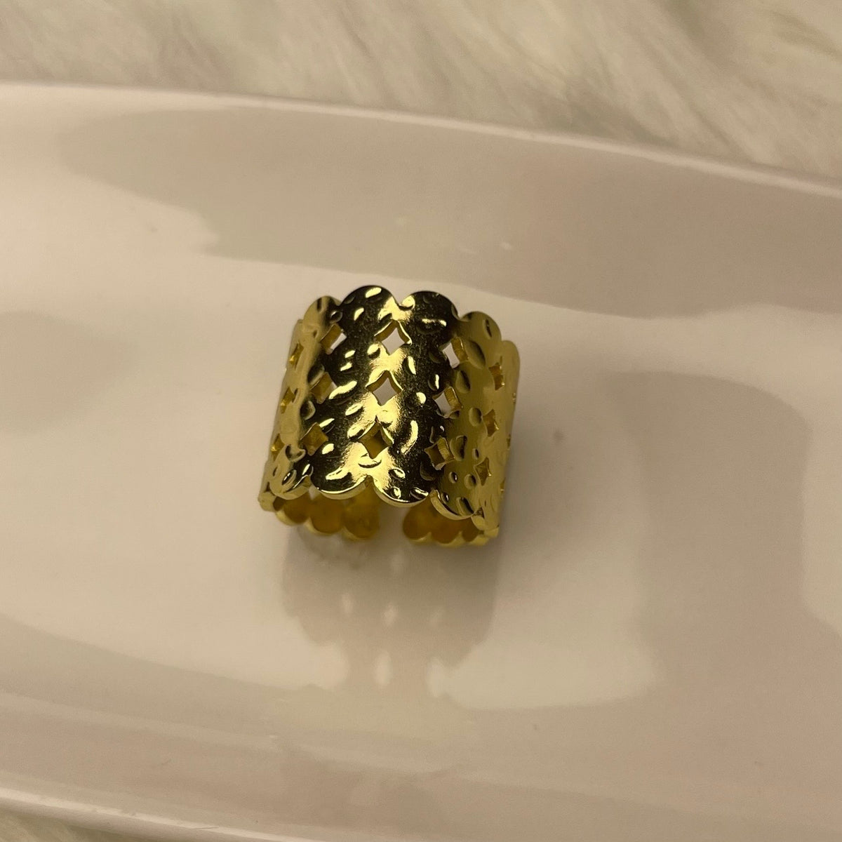 Bulky Stainless Steel Ring