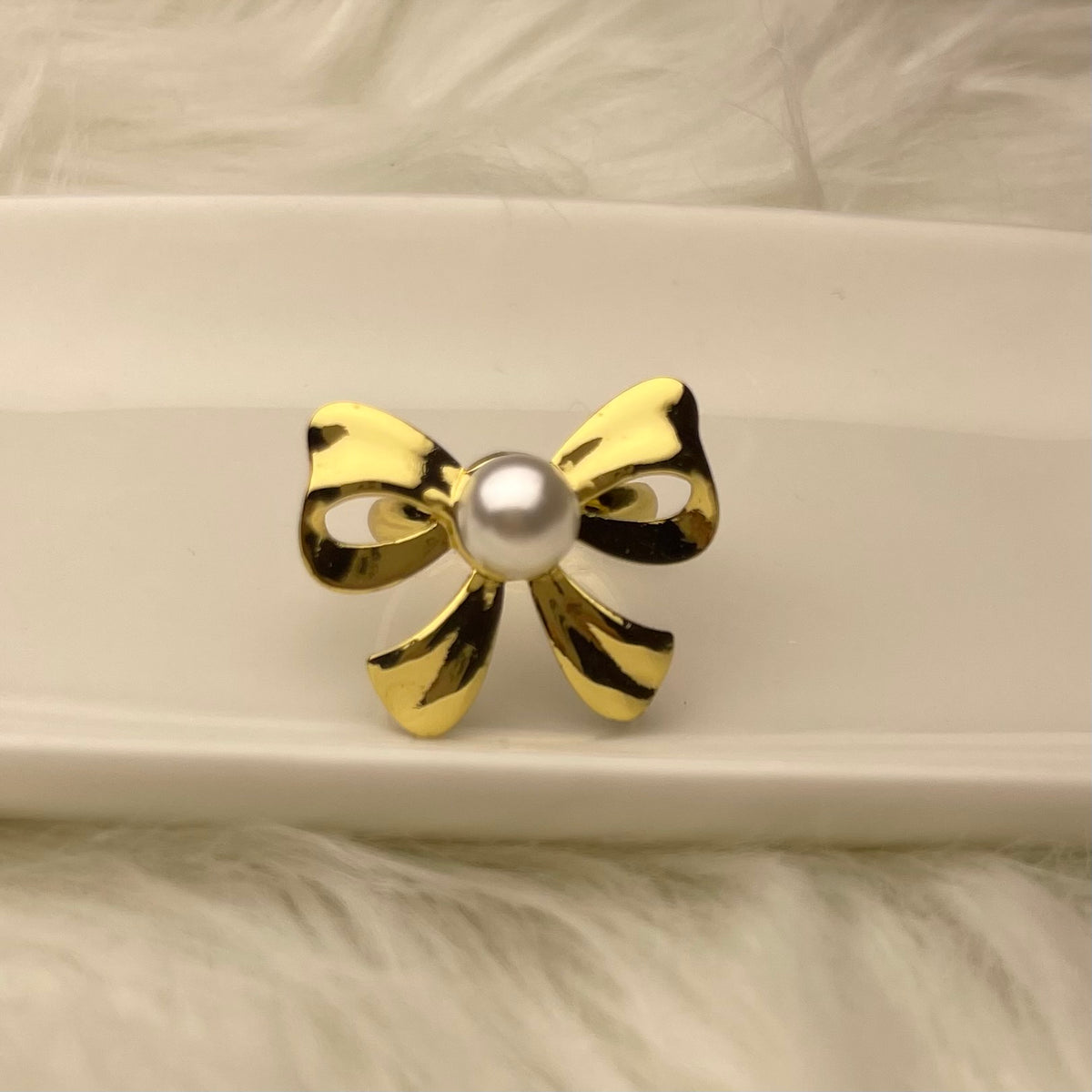Bow Stainless steel Ring