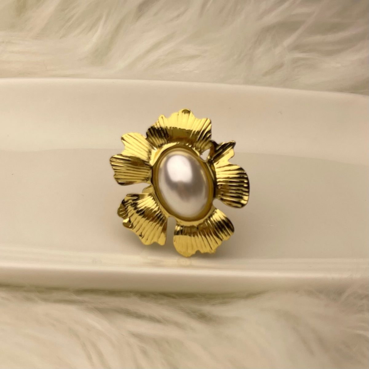 Flowy Stainless steel Ring