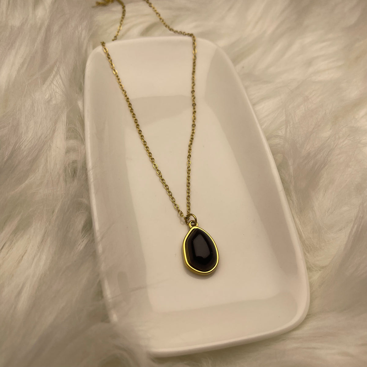 Onyx Stainless steel Pendent