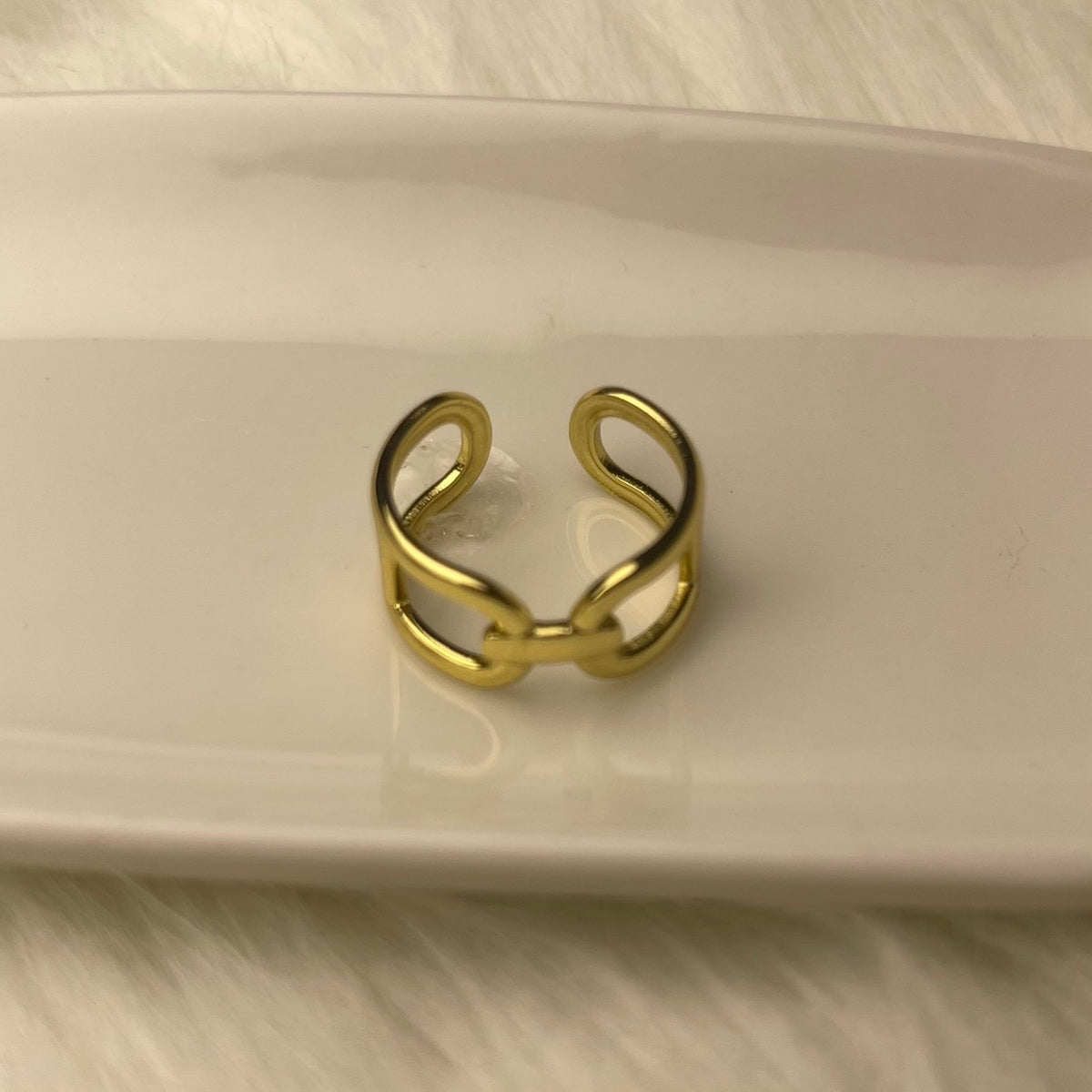 Chain Stainless Steel Ring