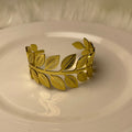 Leaves Stainless steel Cuff