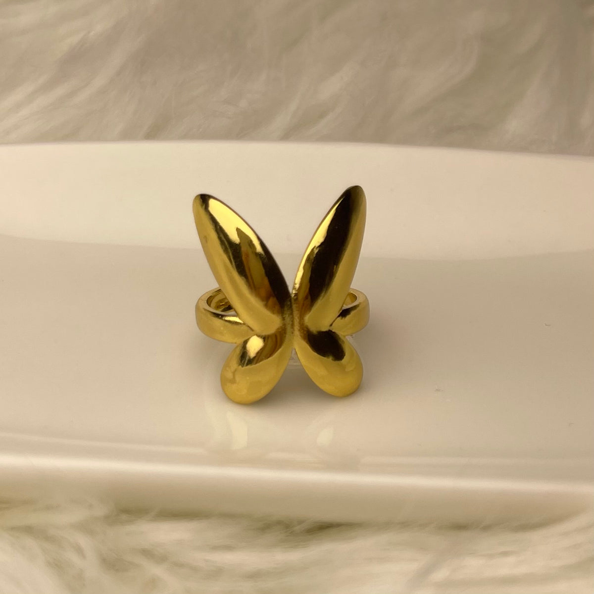 Butterfly Stainless steel Ring