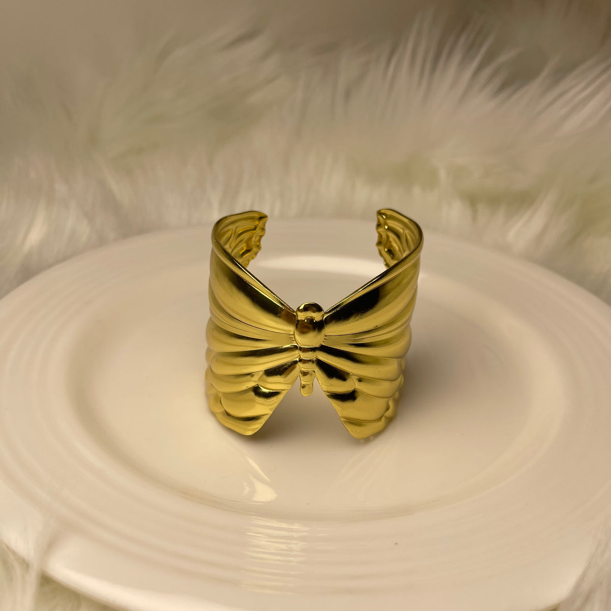Butterfly Stainless steel Cuff