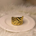 Leaf Stainless steel Cuff