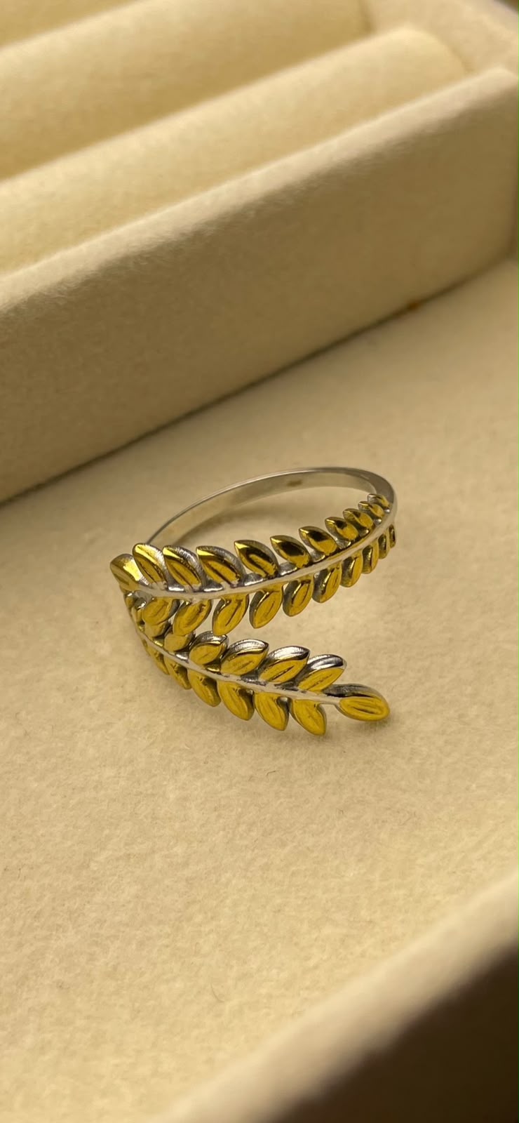 Two toned ring